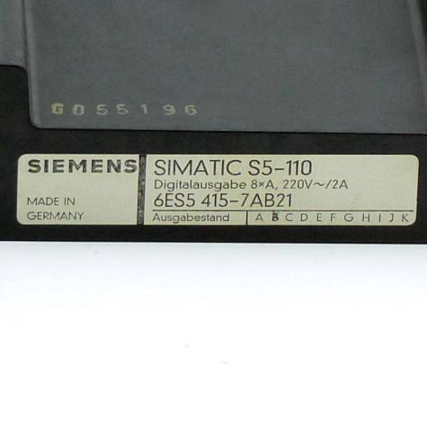 Simatic Digitalausgabe S5-110  Gebraucht