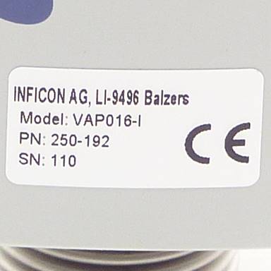 Vacuum Angle Valve VAP016-I  New FS