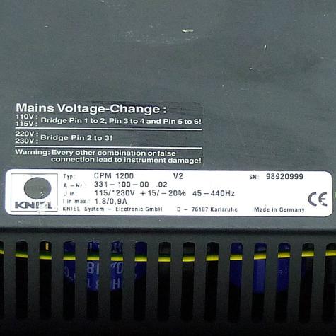 Timed power Supply CPM 1200 V2  Used