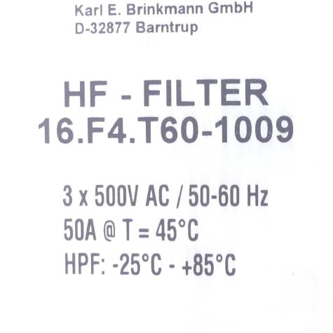 HF-Filter  Gebraucht