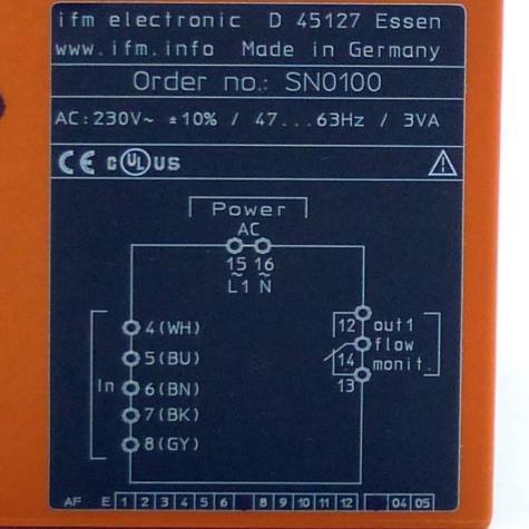 Analysis Unit for flow sensors  New