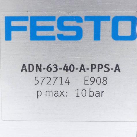 Kompaktzylinder ADN-63-40-A-PPS-A 572714 Neu