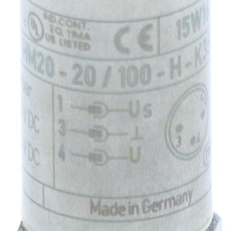 Pressure Transmitter HM20-20/100-H-K35  New open Box
