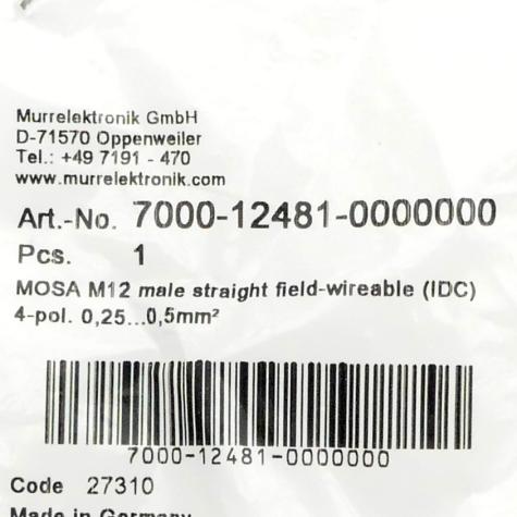 Rundsteckverbinder  Neu OVP