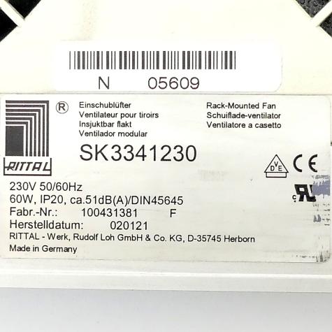 Rack-mounted fan  Used