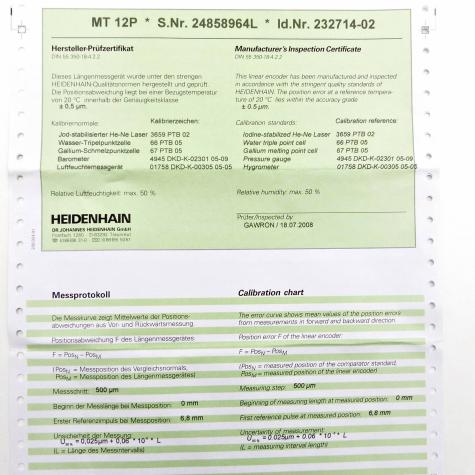 Linear Encoder MT 12P 3659PTB02 New FS