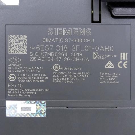 SIMATIC S7-300 CPU  Used