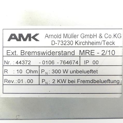 Bremswiderstand MRE-2/10 (Version 01.00)  Gebraucht
