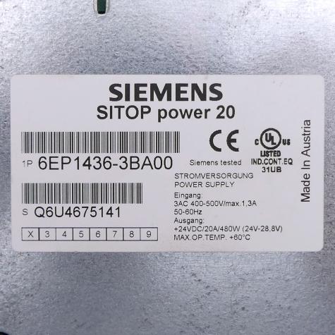 Netzgerät SITOP Power 20  Gebraucht