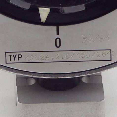 Manometer Wahlschalter MSL  Gebraucht