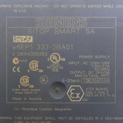 Netzgerät SITOP Smart 5A  Gebraucht