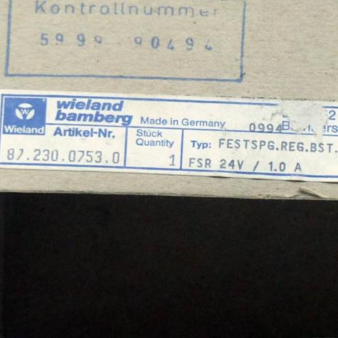 Regulator FSR-28VAC-24V1A  Used