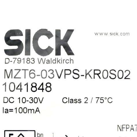 Magnetic sensor MZT6-03VPS-KR02 New FS