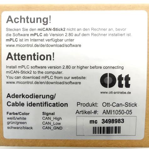 Ott-CAN-Stick2  Neu OVP