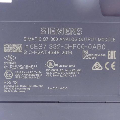 Simatic S7-300 analoges Ausgangsmodul  