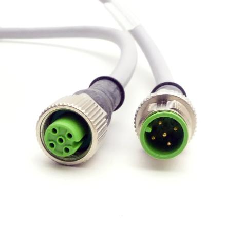 M12 St. 0° / M12 Bu. 0° A-kod.  Neu OVP