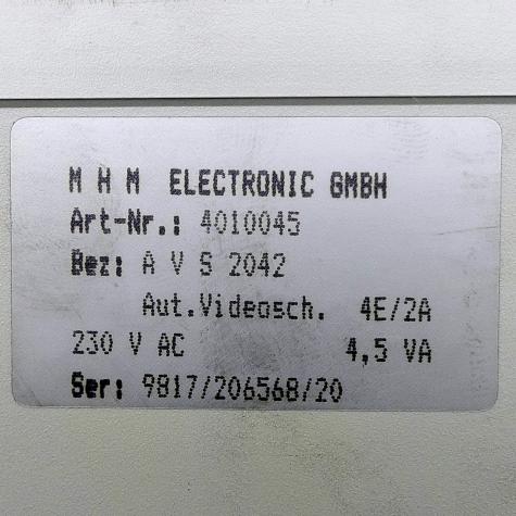 Videoschalter AVS 2042 Neu OVP