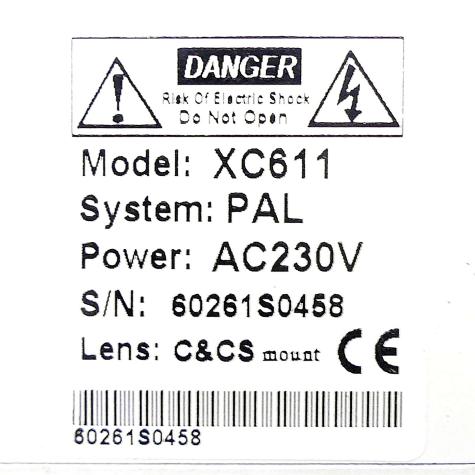 Digital signal processing camera PAL  Gebraucht