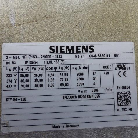 Servo Motor C635 8660 01 001 New