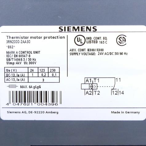 Thermistor-Motorschutzrelais  Gebraucht