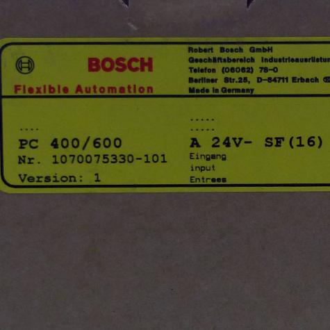 Eingangskarte Input Card A 24V- SF(16)  Neu OVP
