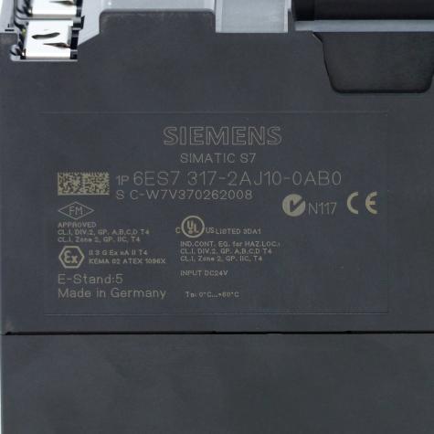 Central Processing Unit CPU317-2 DP  