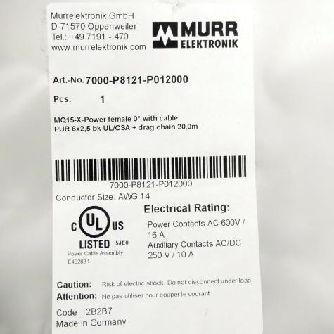 Power cable  New FS