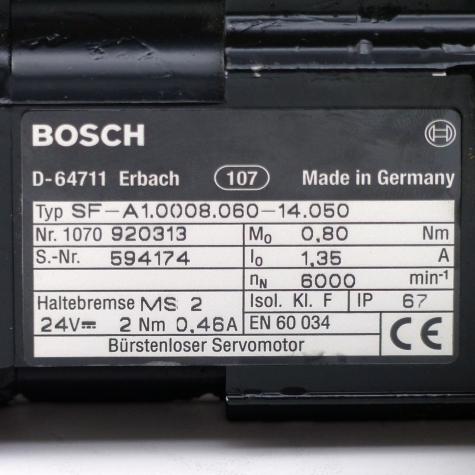 Bürstenloser Servomotor 920313 Gebraucht