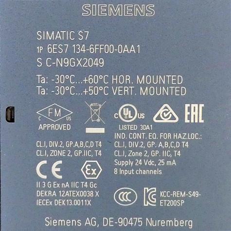 SIMATIC ET 200SP analoges Eingangsmodul  Neu