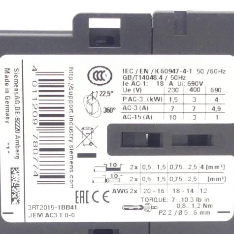 Leistungsschütz  Gebraucht