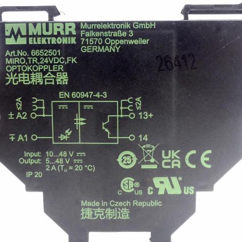 MIRO TR 24VDC FK Optocoupler module  