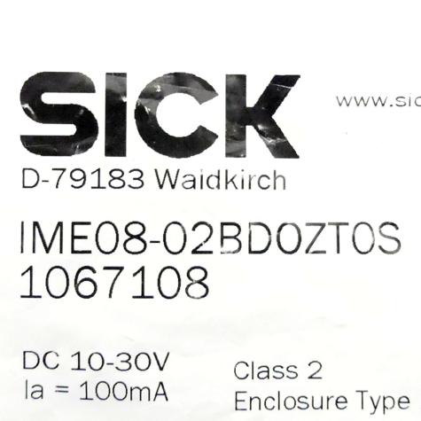 Induktiver Sensor IME08-02BD0ZT0S 