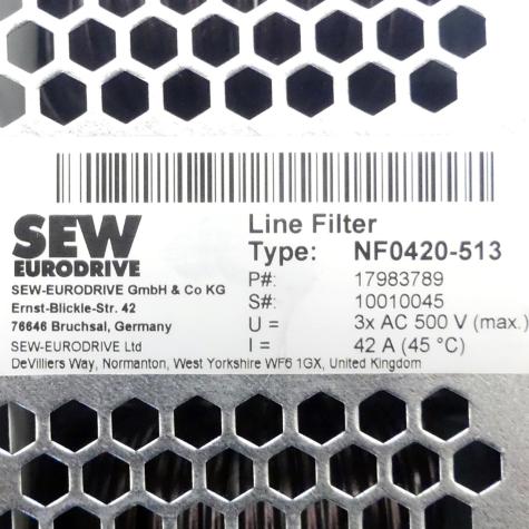 Line filter NF0420-513 New
