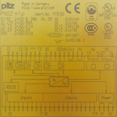 PNOZ m1p Kleinsteuerung 773100 Gebraucht