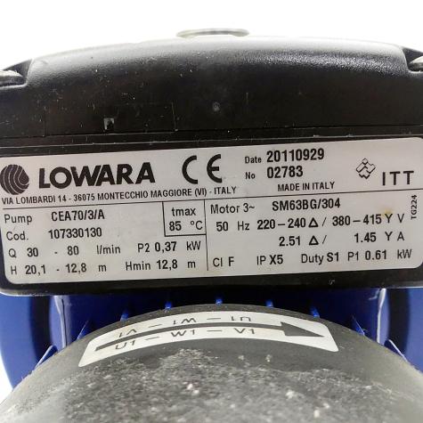 Dishwasher pump CEA70/3/A Used