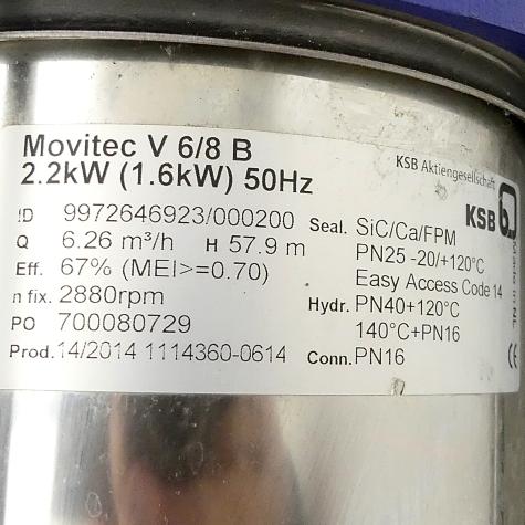 Centrifugal pump V6/8B  Used