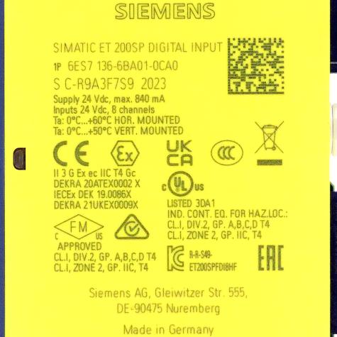 SIMATIC DP electronic module for ET 200SP  