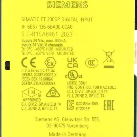 SIMATIC DP Electronics module for ET 200SP  