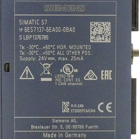 ET 200SP CM CAN Gateway  New