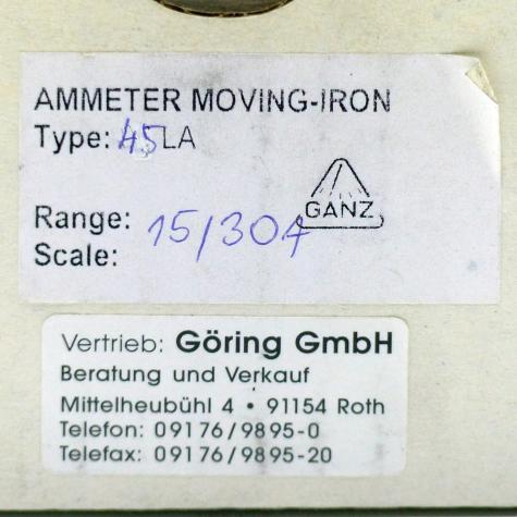 Ammeter moving iron  New FS