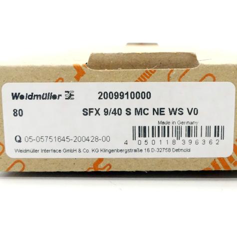 Cable markers  (80 pcs.) SFX 9/40 S MC NE WS V0 New FS