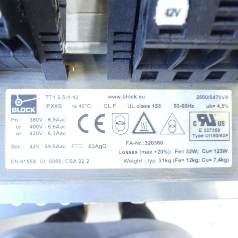 Trenntransformator  Gebraucht