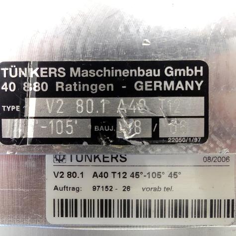 Pneumatic clamp 45° - 105 °  New