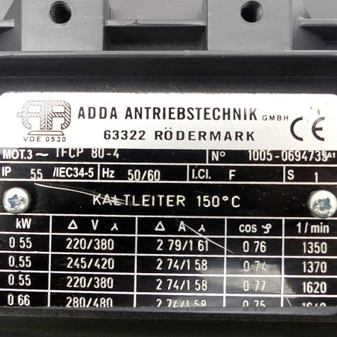 Drehstrommotor IFCP 80-4 Gebraucht