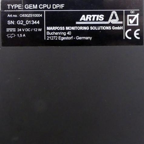 GEM CPU DP/F Base Module  Used