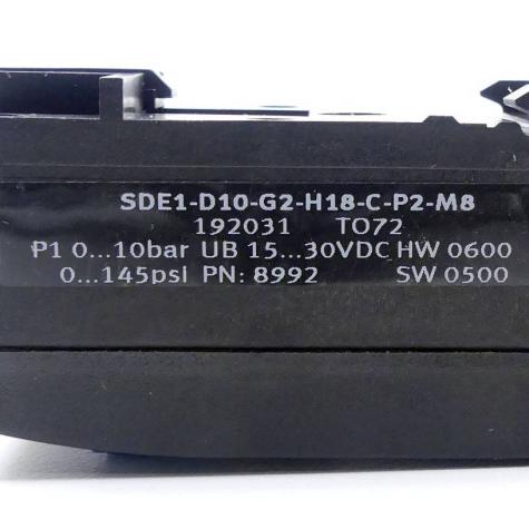 Druck-/Vakuumsensor SDE1-D10-G2-H18-C-P2-M8  Neu OVP