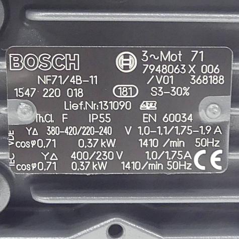 Drehstrommotor NF71/4B-11  Neu OVP