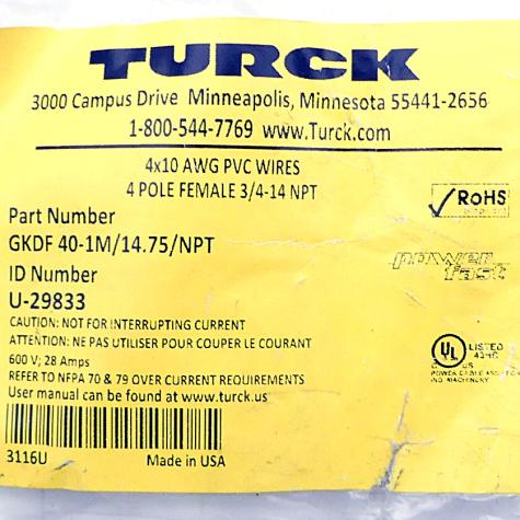 Motorabzweigkabel U-29833 Neu OVP