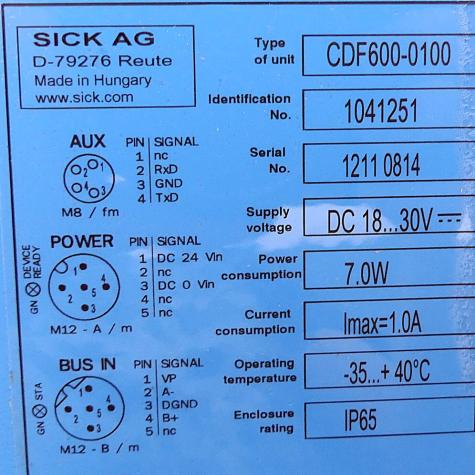 CDF600-0100 Profibus Module CDF600-0100  