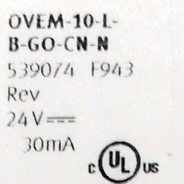 vacuim generator OVEM-10-L-B-GO-CN-N 539074 Used